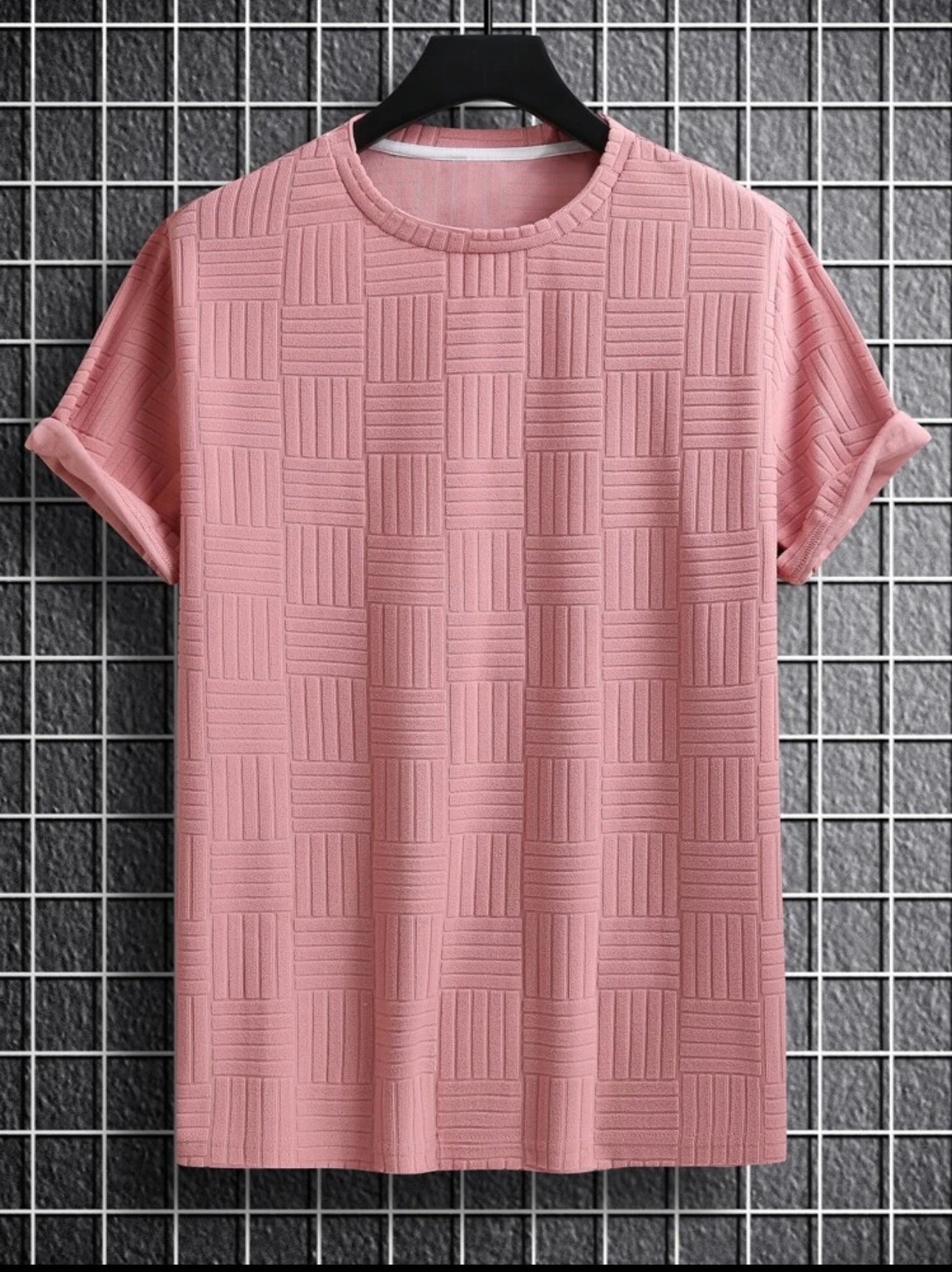 Camisa de cuello redondo casual