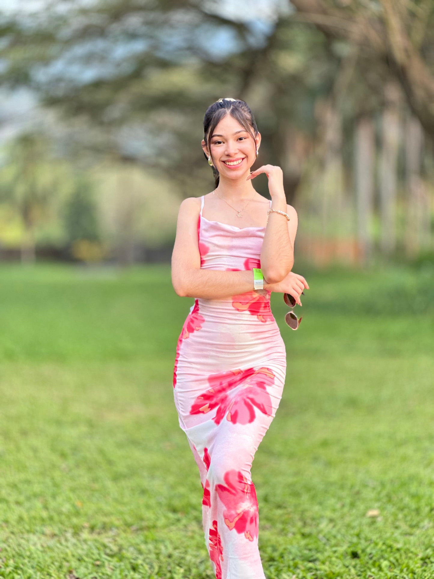 Vestido floral playero