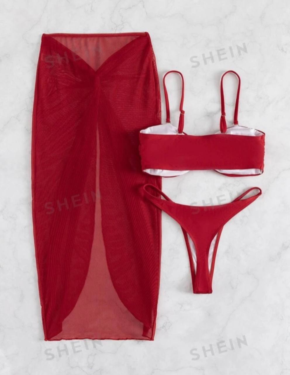 Traje de baño de 3 piezas