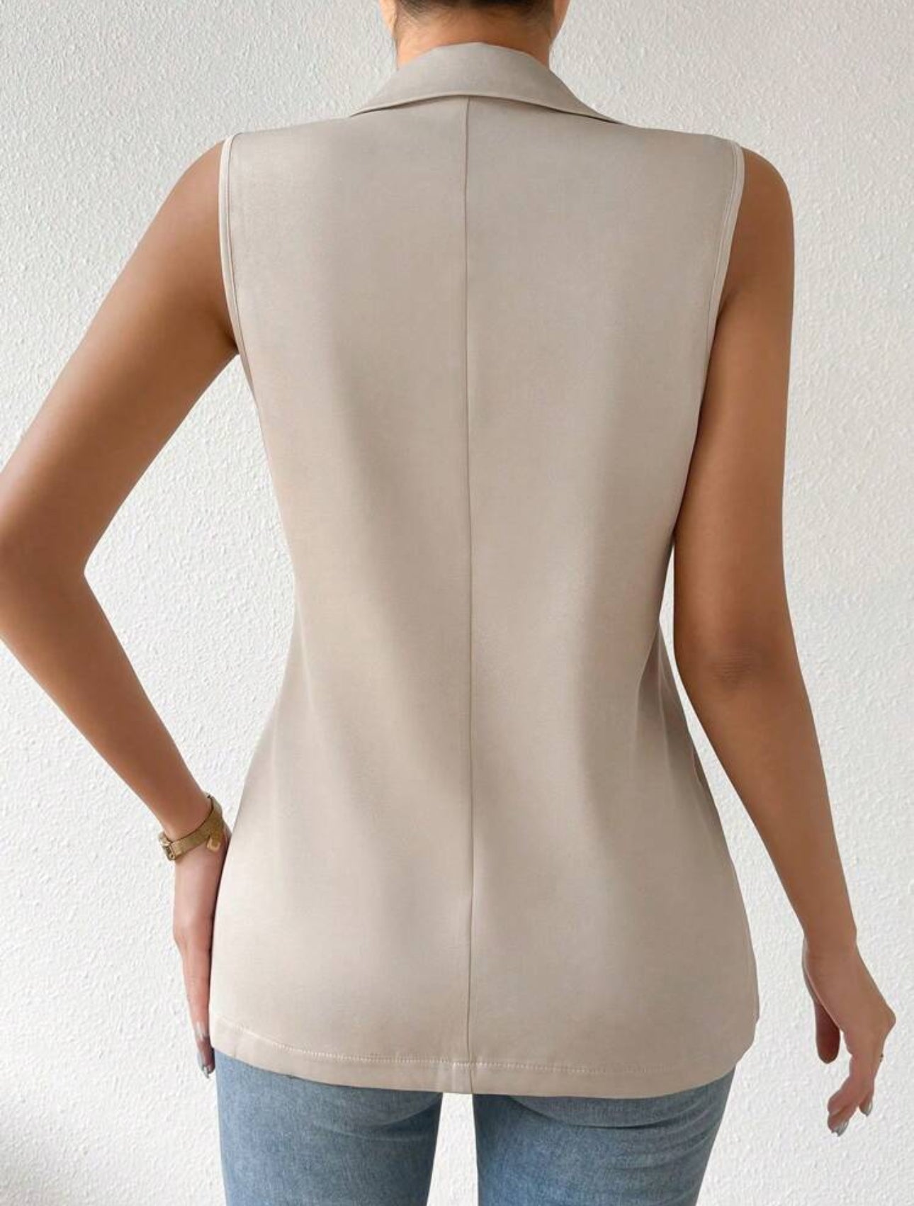 Blazer sin mangas casual