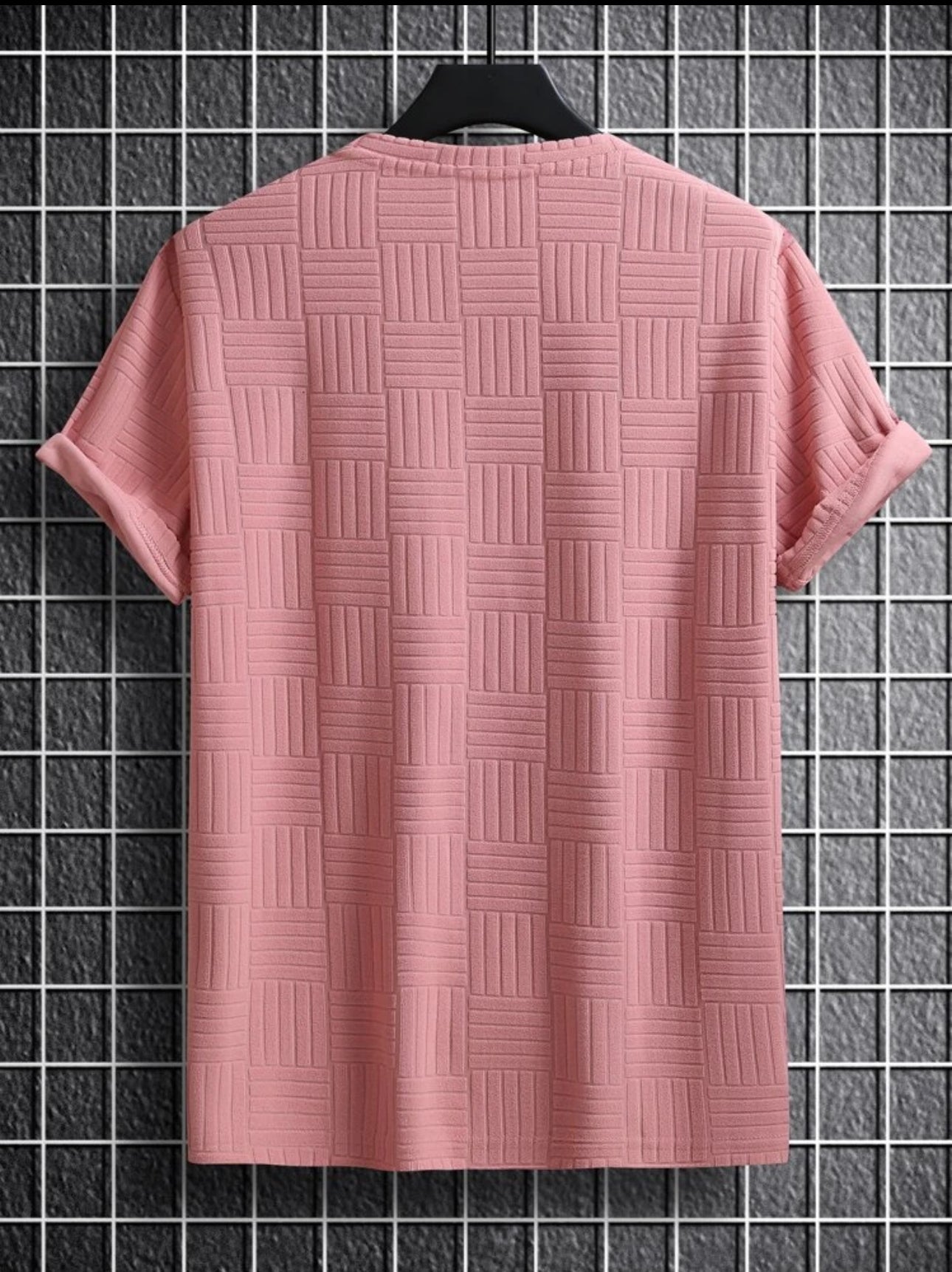 Camisa de cuello redondo casual