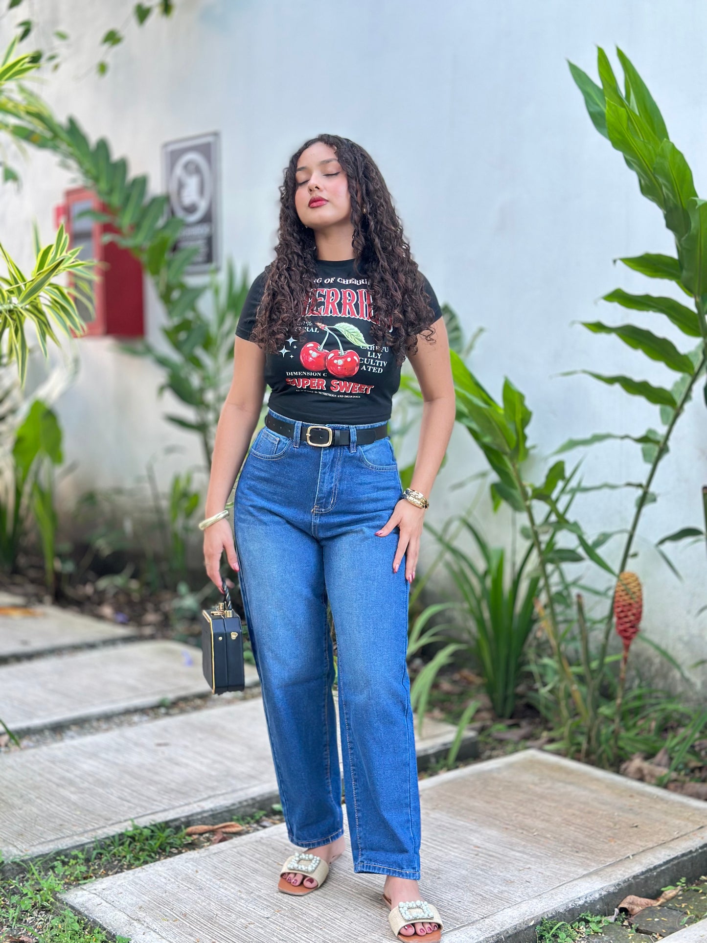 Pantalon mom jeans
