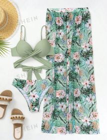 Traje de baño de 3 piezas
