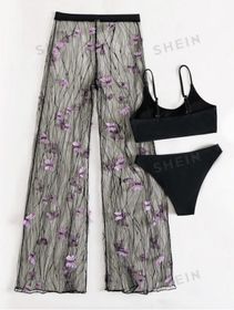 Traje de baño de 3 piezas