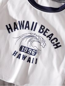 Crop Top Hawaii Beach 1996
