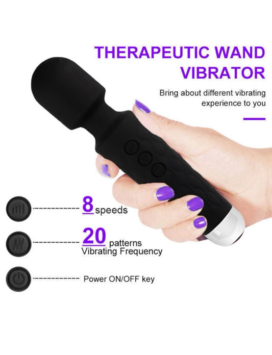 Vibrador, color negro