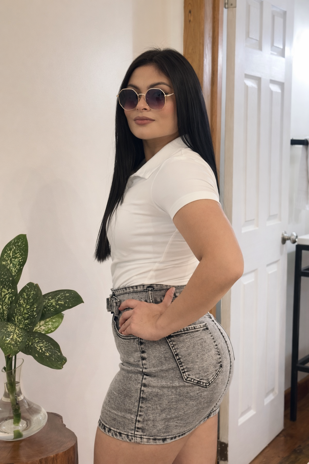 Mini falda Jean