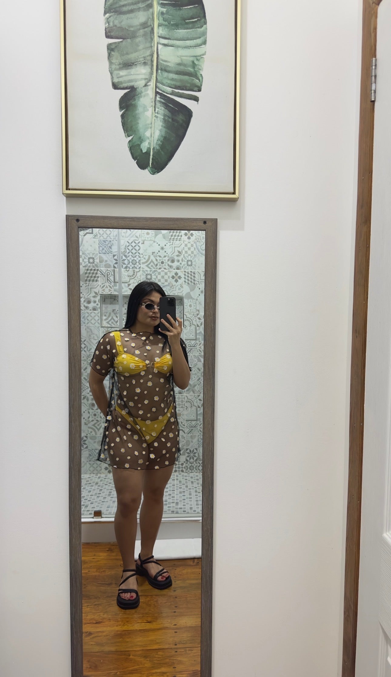 Camisa larga tipo Cover Up