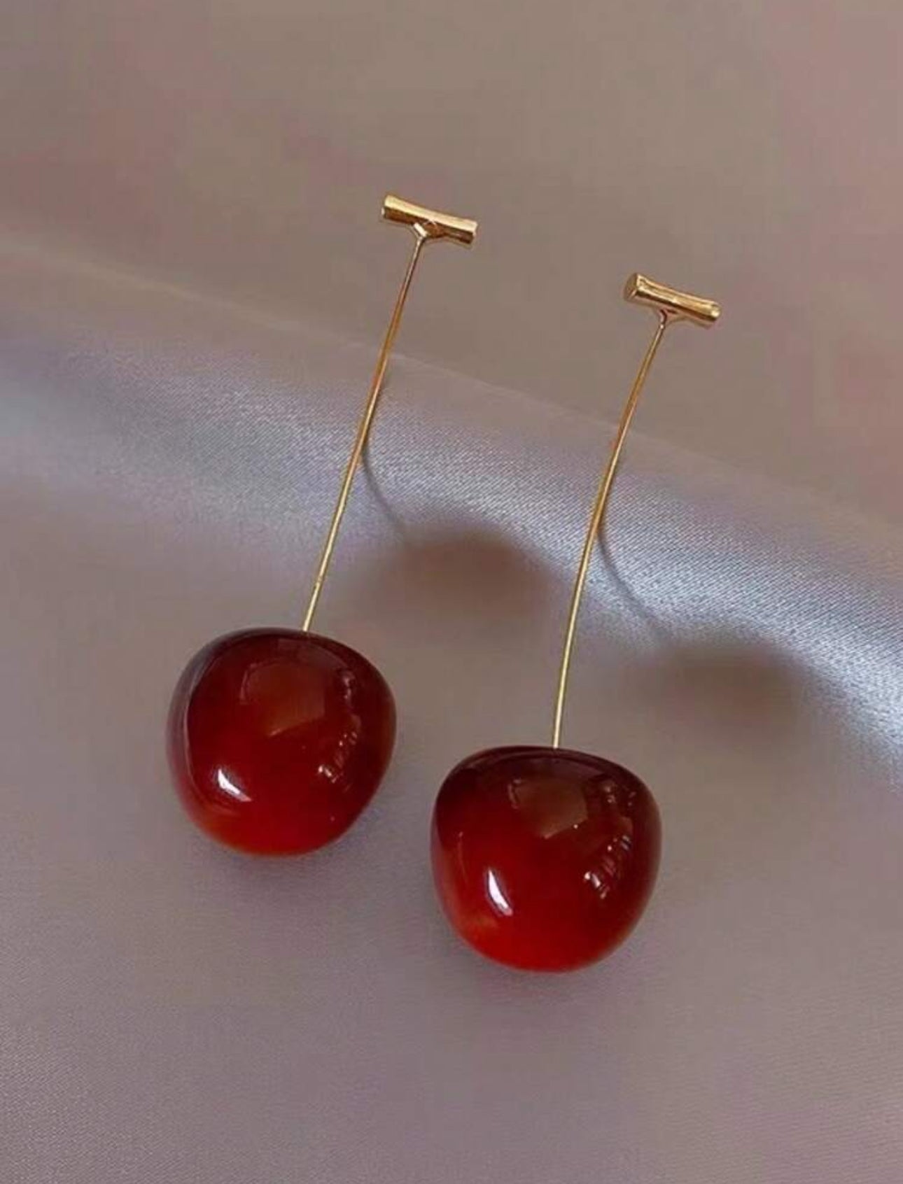 Aretes de cereza