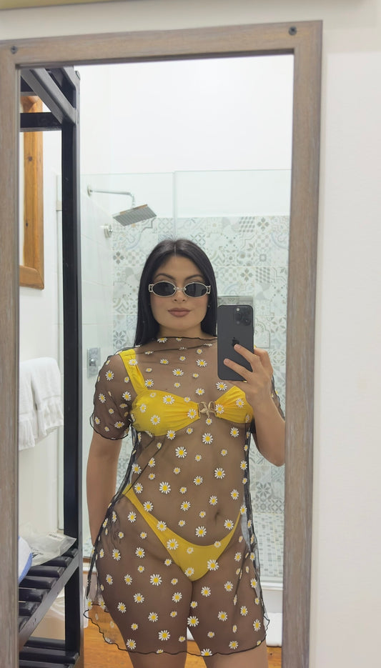 Camisa larga tipo Cover Up