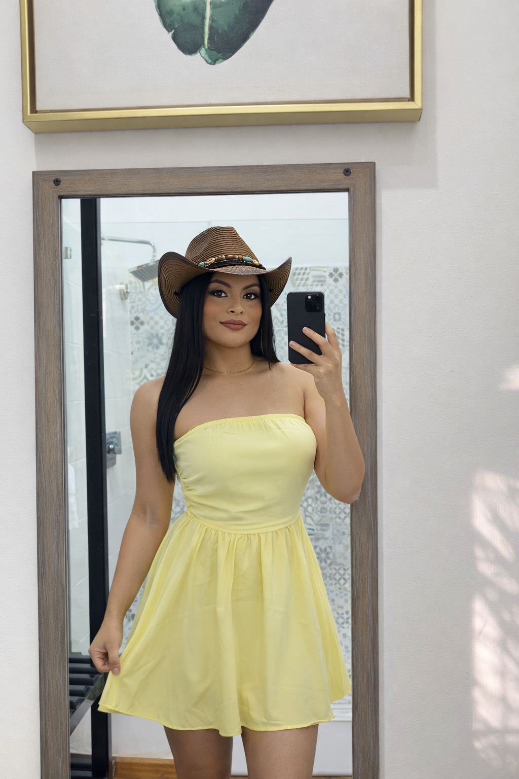 Vestido de campana tipo tubo