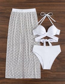Traje de baño de 3 piezas